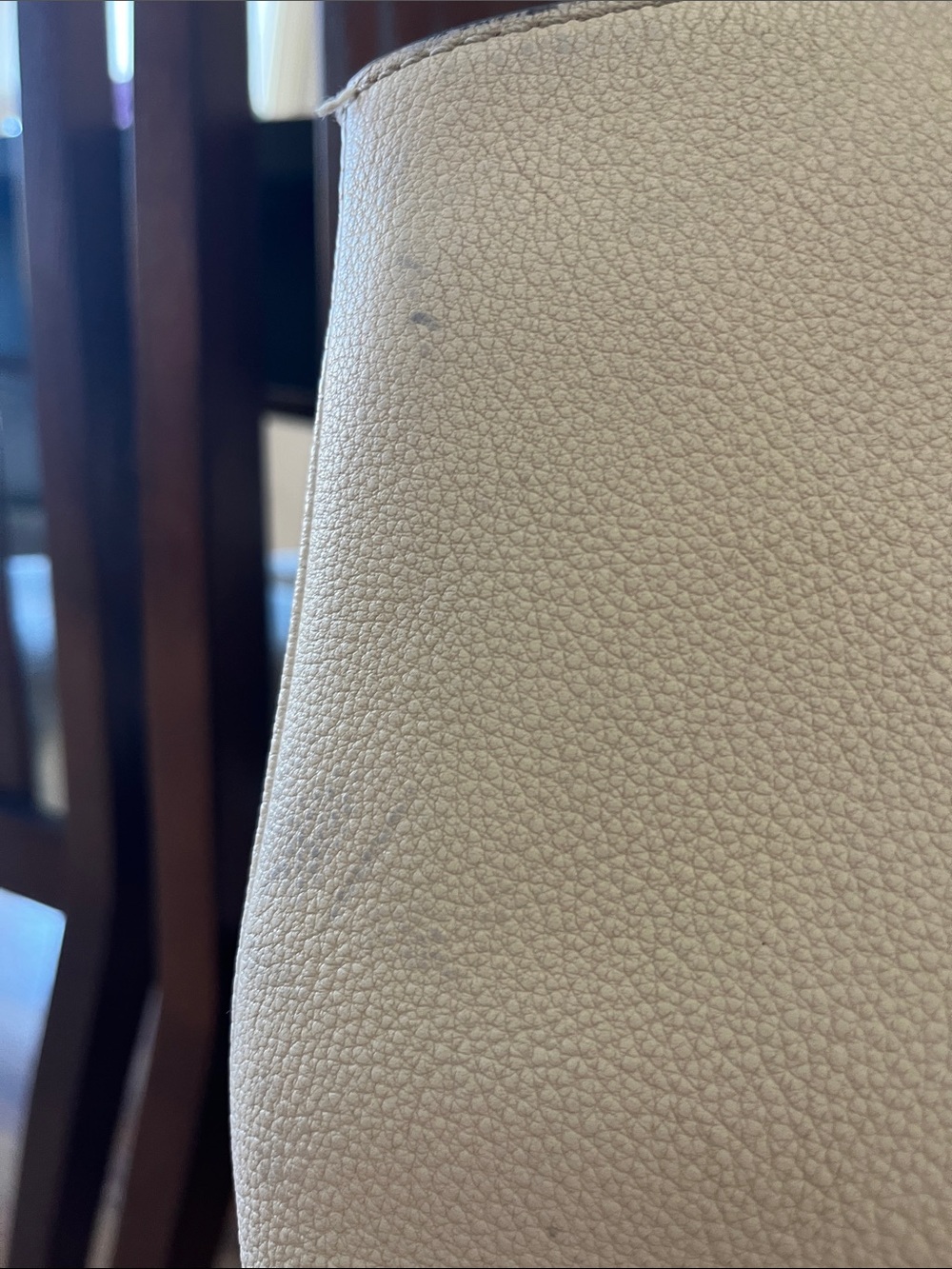 Karl Lagerfeld Black and Cream Two-Tone Pebbled Leather Tote - Picture 5 of 11